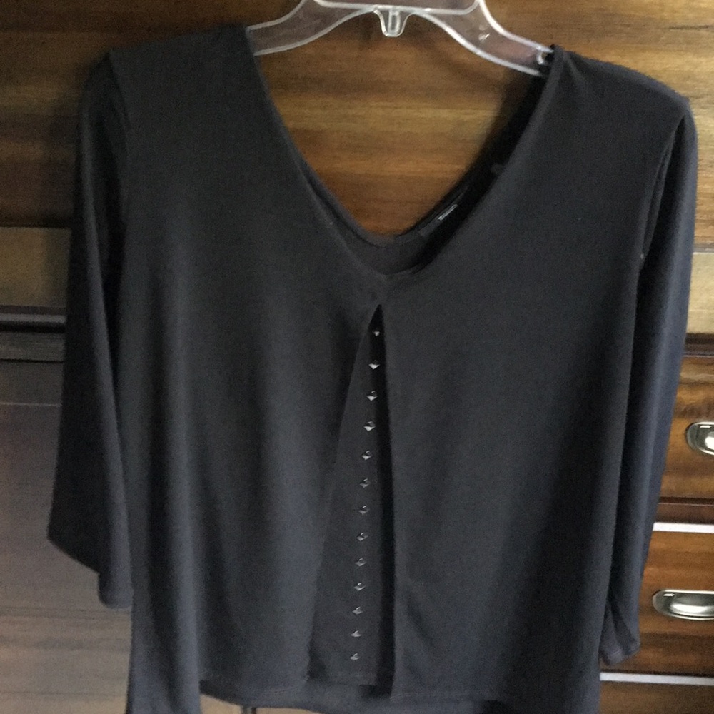 Black shirt -one piece